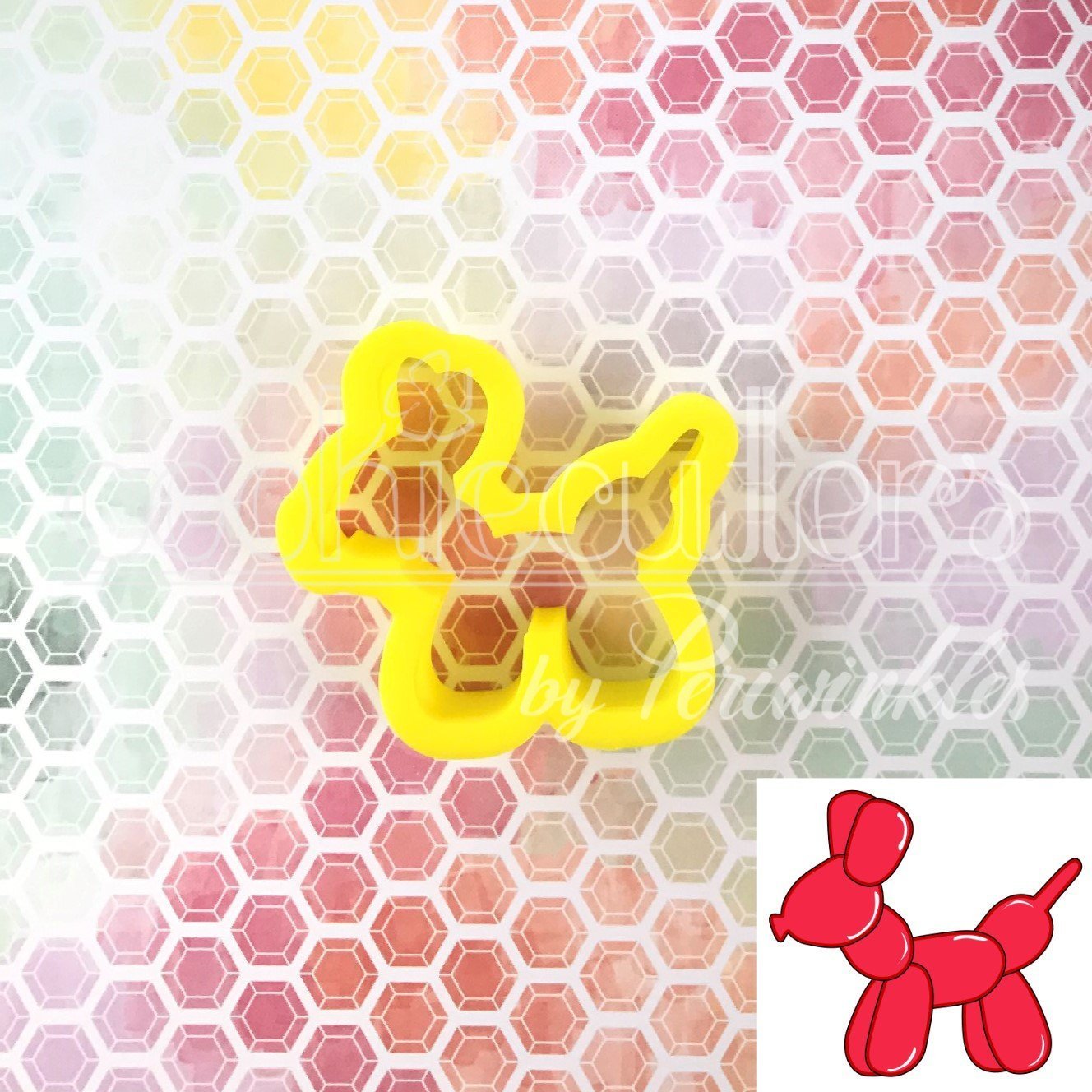 Balloon Animal Dog Cookie Cutter - Periwinkles Cutters