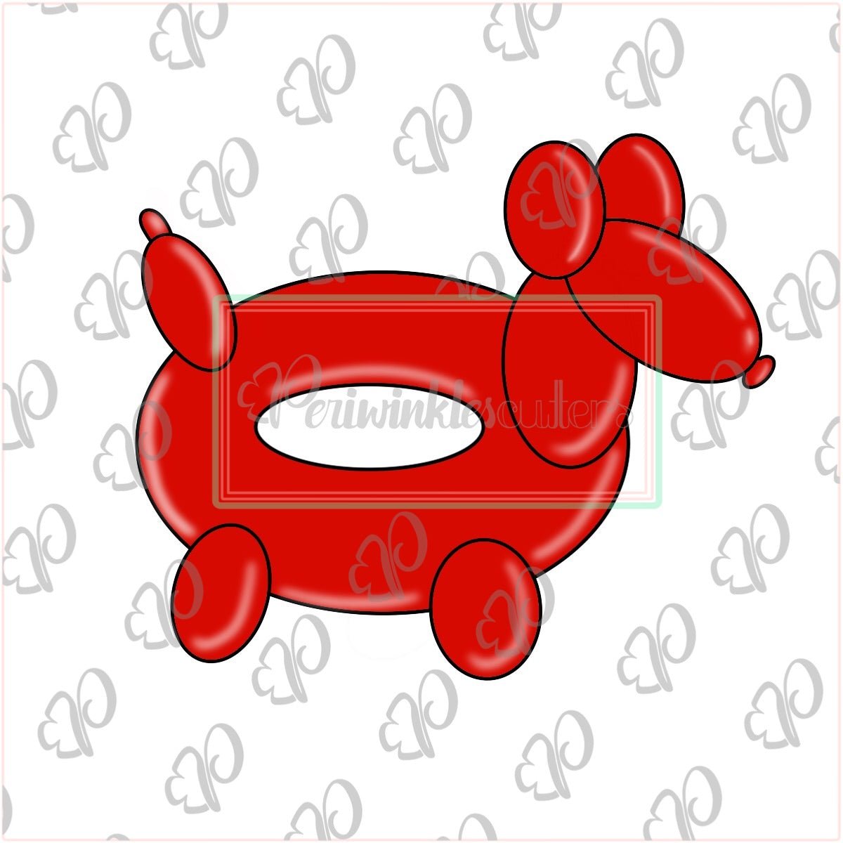Balloon Dog Float Cookie Cutter - Periwinkles Cutters