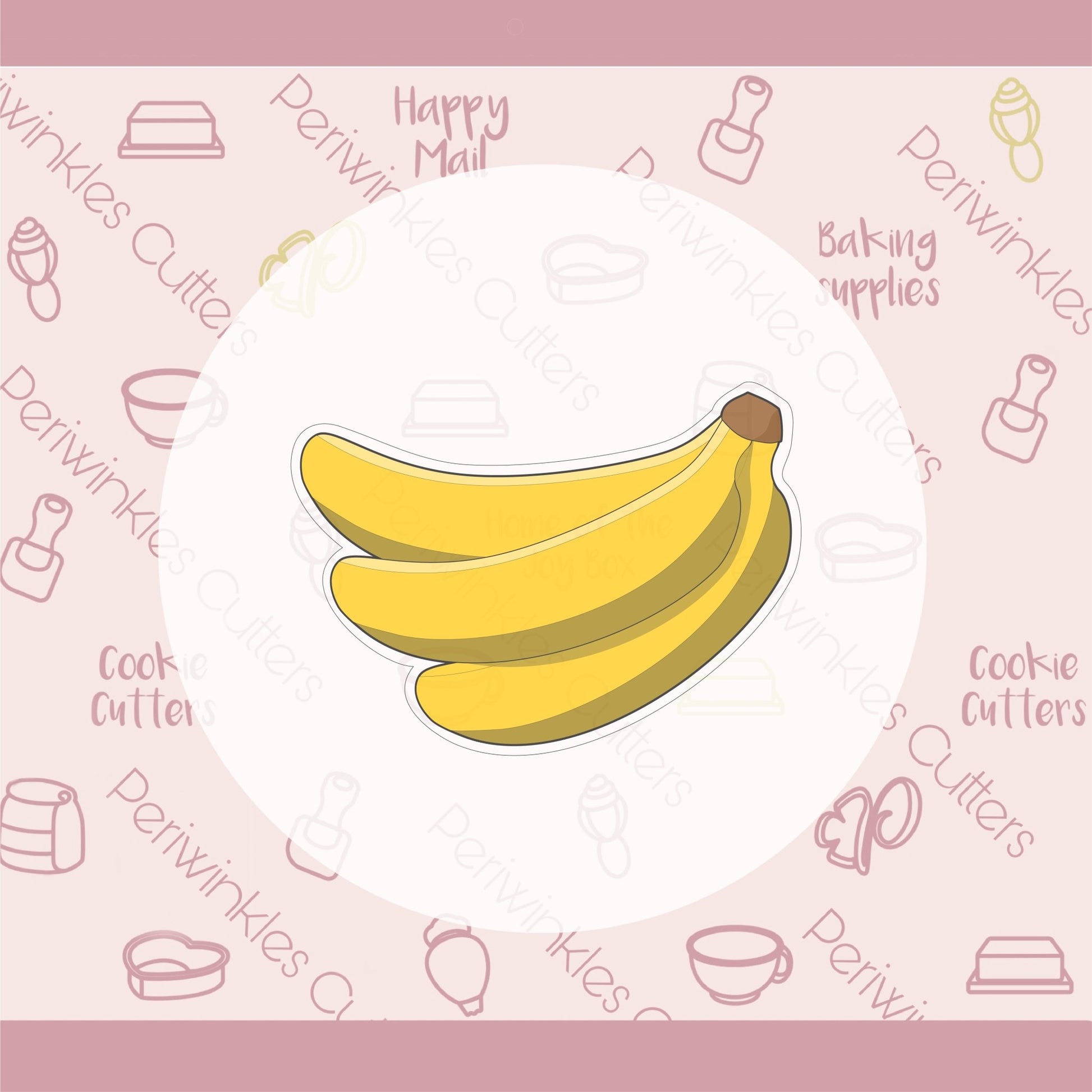 Bananas Cookie Cutter - Periwinkles Cutters