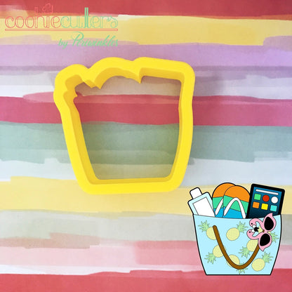 Beach Tote Bag Cookie Cutter - Periwinkles Cutters