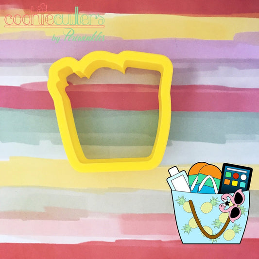 Beach Tote Bag Cookie Cutter - Periwinkles Cutters