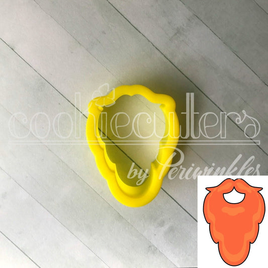 Beard Cookie Cutter - Periwinkles Cutters