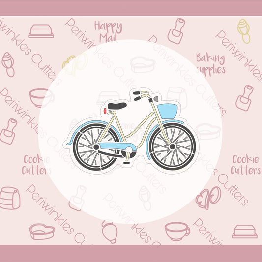 Bicycle Cookie Cutter - Periwinkles Cutters