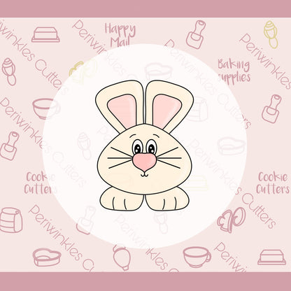Big Ears Bunnies Set 3 Cookie Cutter - Periwinkles Cutters
