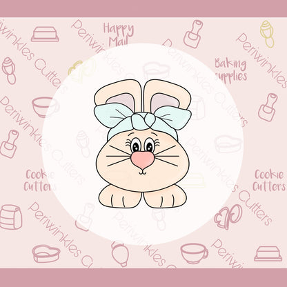 Big Ears Bunnies Set 3 Cookie Cutter - Periwinkles Cutters
