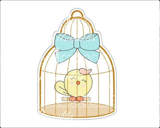 Birdcage Cookie Cutter - Periwinkles Cutters