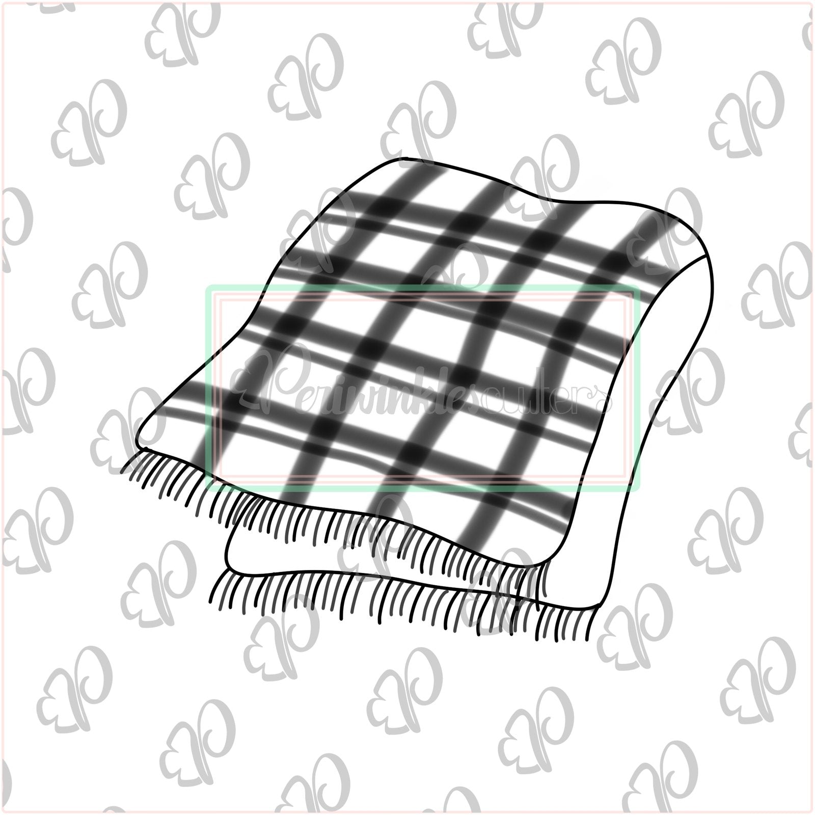 Blanket Cookie Cutter - Periwinkles Cutters