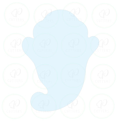 Boo Nerdy Ghost Cookie Cutter - Periwinkles Cutters