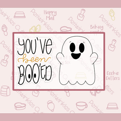 Booed Ghost Set of 2 Cookie Cutter - Periwinkles Cutters
