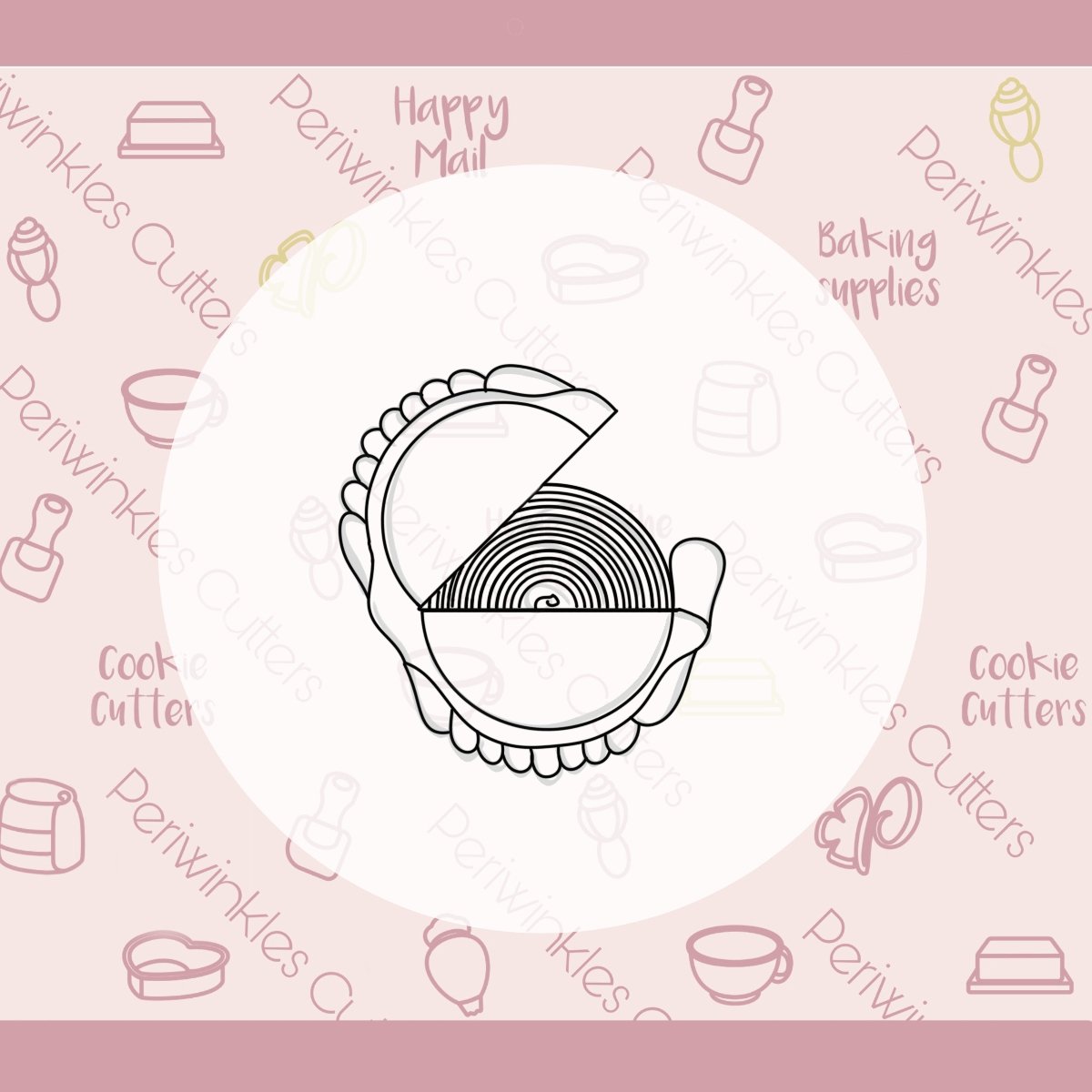 Bubble Tape Cookie Cutter - Periwinkles Cutters