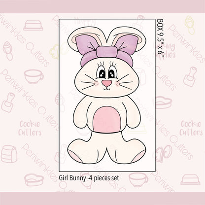 Build a Bunny Set of 4 Cookie Cutters - Periwinkles Cutters