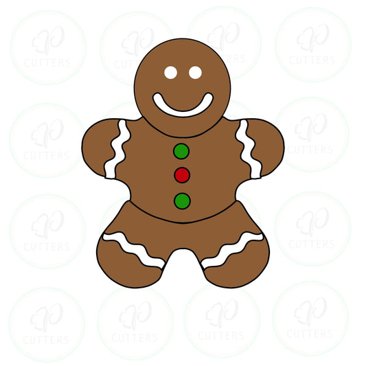 Build a Gingerman 3 Piece Set Cookie Cutter - Periwinkles Cutters