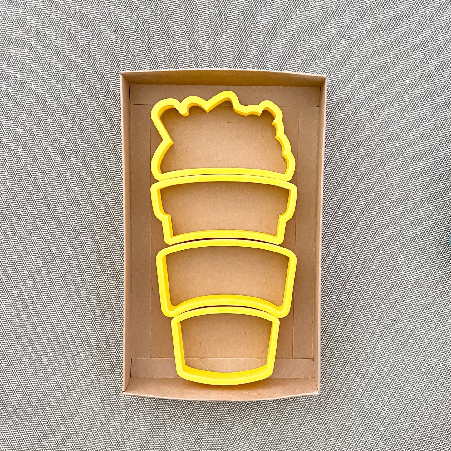 Build a Latte Coffee Cup Set of 4 Cookie Cutter - Periwinkles Cutters