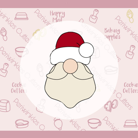 Build Santa Face Cookie Cutter Platter - Periwinkles Cutters