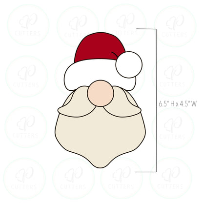 Build Santa Face Cookie Cutter Platter - Periwinkles Cutters