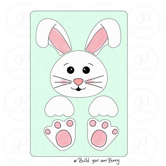 Build your Own Bunny Cookie Cutter Platter Set - Periwinkles Cutters
