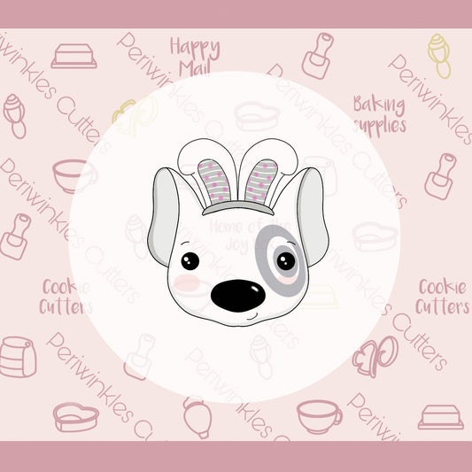 Bunny Bullseye Dog Cookie Cutter - Periwinkles Cutters