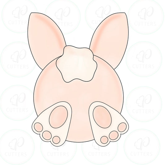 Bunny Butt Cookie Cutter - Periwinkles Cutters