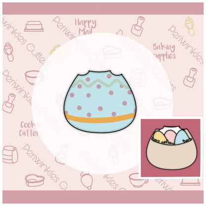 Bunny Egg Set of 2 Cookie Cutter - Periwinkles Cutters