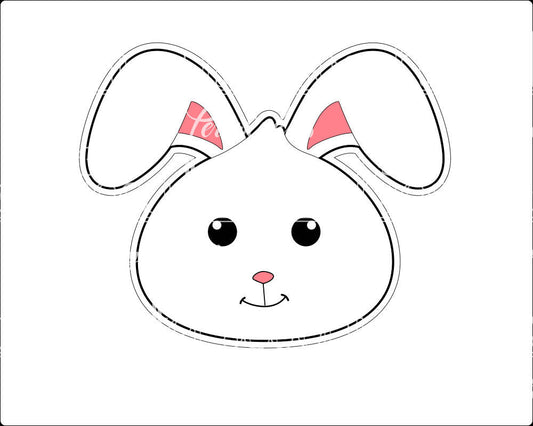 Bunny Face Cookie Cutter - Periwinkles Cutters