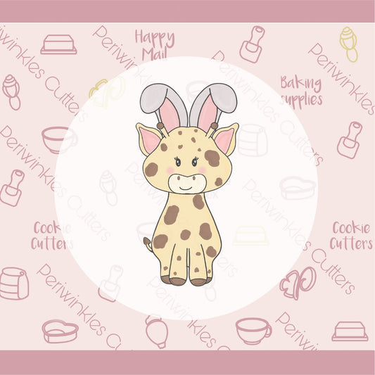 Bunny Giraffe Cookie Cutter - Periwinkles Cutters