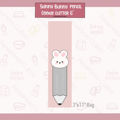 Bunny Pencil Long Cookie Cutter - Periwinkles Cutters