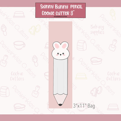 Bunny Pencil Long Cookie Cutter - Periwinkles Cutters