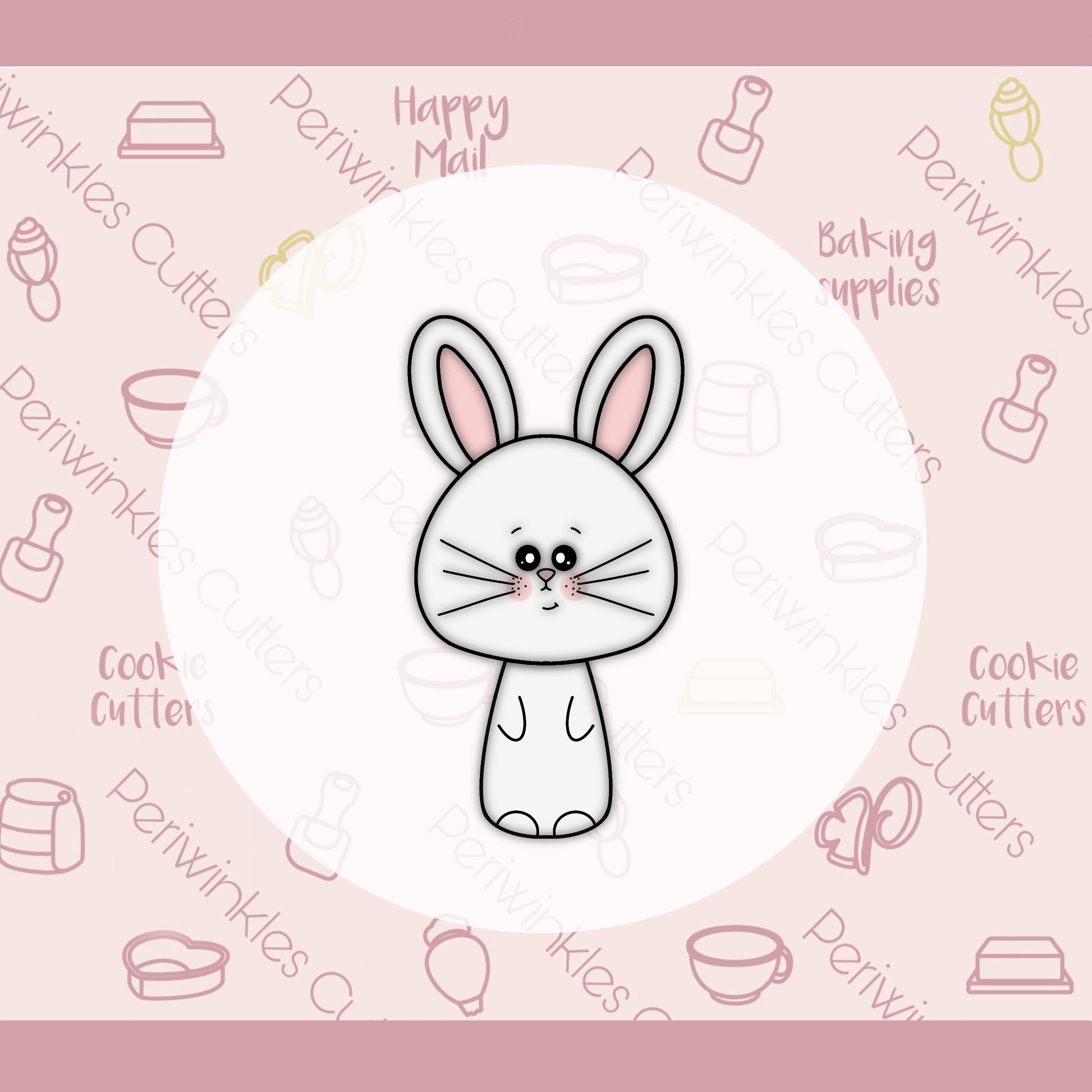Bunny Popsicle Cookie Cutter - Periwinkles Cutters