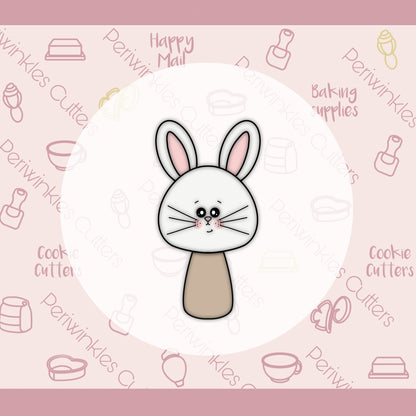 Bunny Popsicle Cookie Cutter - Periwinkles Cutters