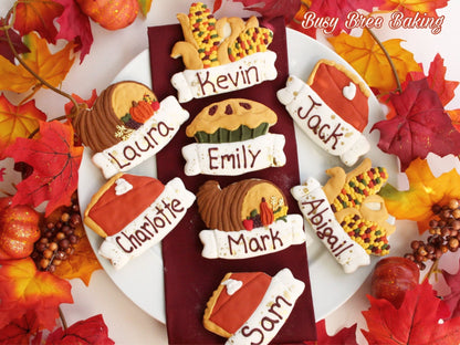 Busy Bree Baking Fall Plaques - Periwinkles Cutters