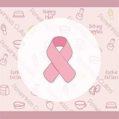 Cancer Ribbon Cookie Cutter - Periwinkles Cutters