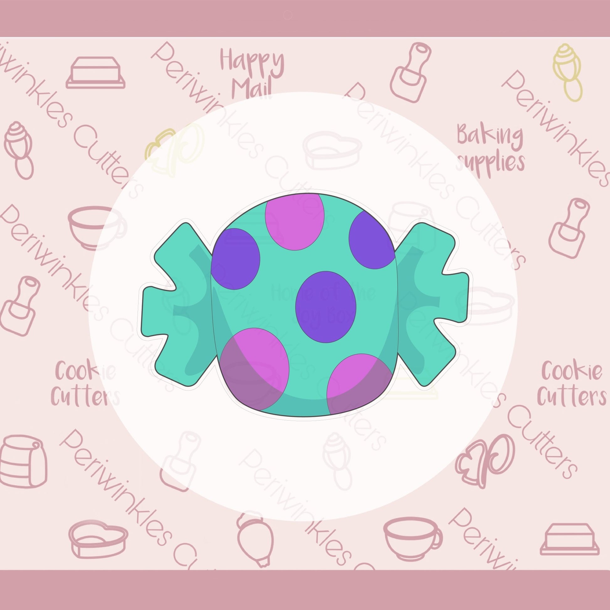 Candy Cookie Cutter - Periwinkles Cutters