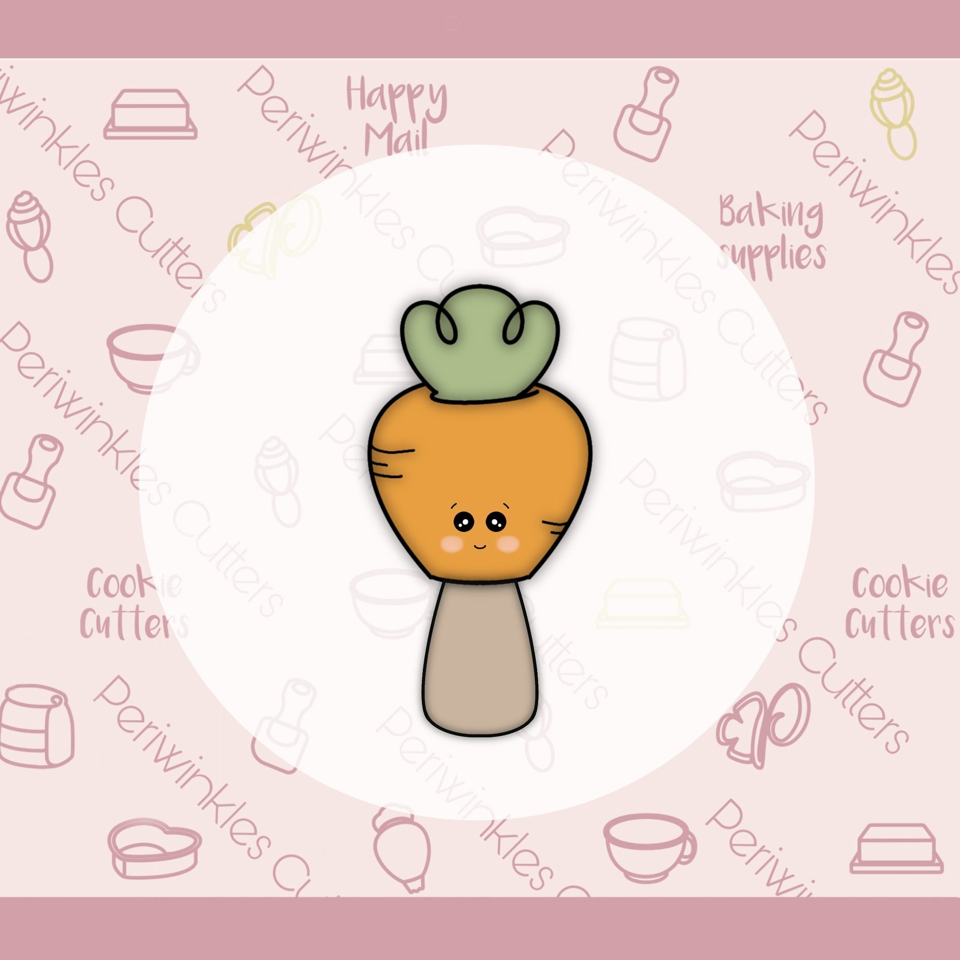 Carrot Popsicle Cookie Cutter - Periwinkles Cutters