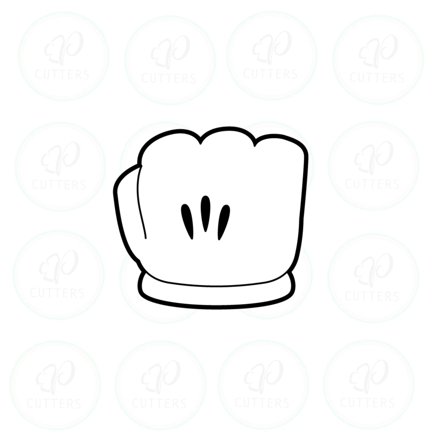 Cartoon Hands Cookie Cutters - Periwinkles Cutters