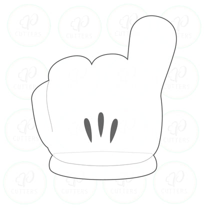 Cartoon Hands Cookie Cutters - Periwinkles Cutters