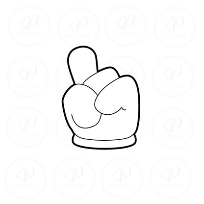 Cartoon Hands Cookie Cutters - Periwinkles Cutters