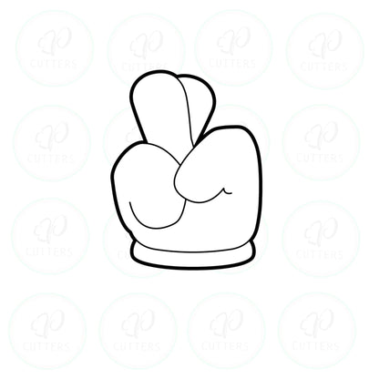 Cartoon Hands Cookie Cutters - Periwinkles Cutters