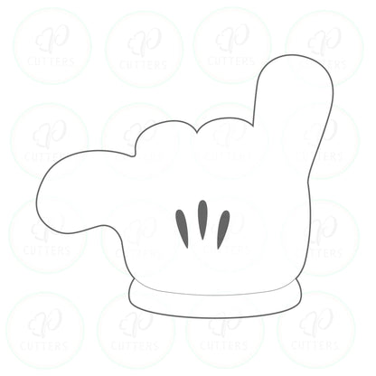 Cartoon Hands Cookie Cutters - Periwinkles Cutters