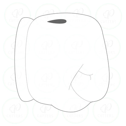 Cartoon Hands Cookie Cutters - Periwinkles Cutters