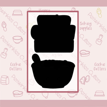 Cereal-Ously the Best Set of 2 Cookie Cutter - Periwinkles Cutters