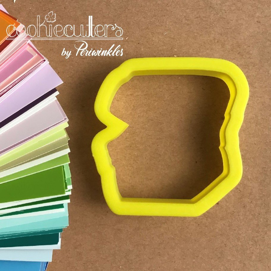 Chest Cookie Cutter - Treasure Chest Cookie Cutter - Pirate Cookie Cutter - Periwinkles Cutters