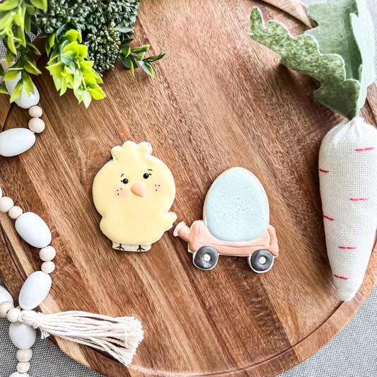 Chick and Egg Set of 2 Cookie Cutter - Periwinkles Cutters