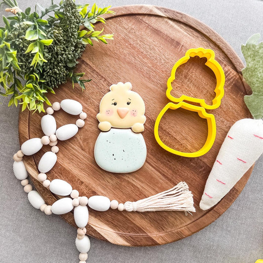 Chick Egg Set of 2 Cookie Cutter - Periwinkles Cutters