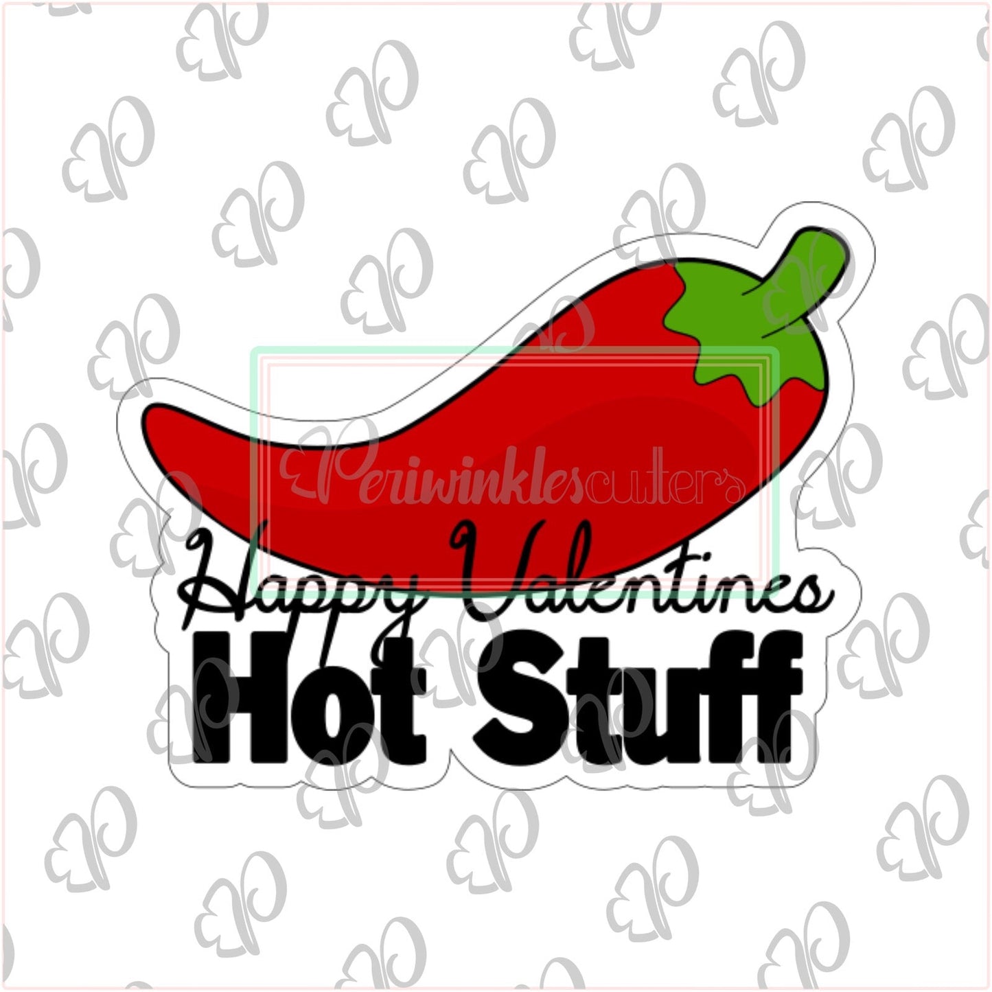 Chili "Hot Stuff" Cookie Cutter - Periwinkles Cutters