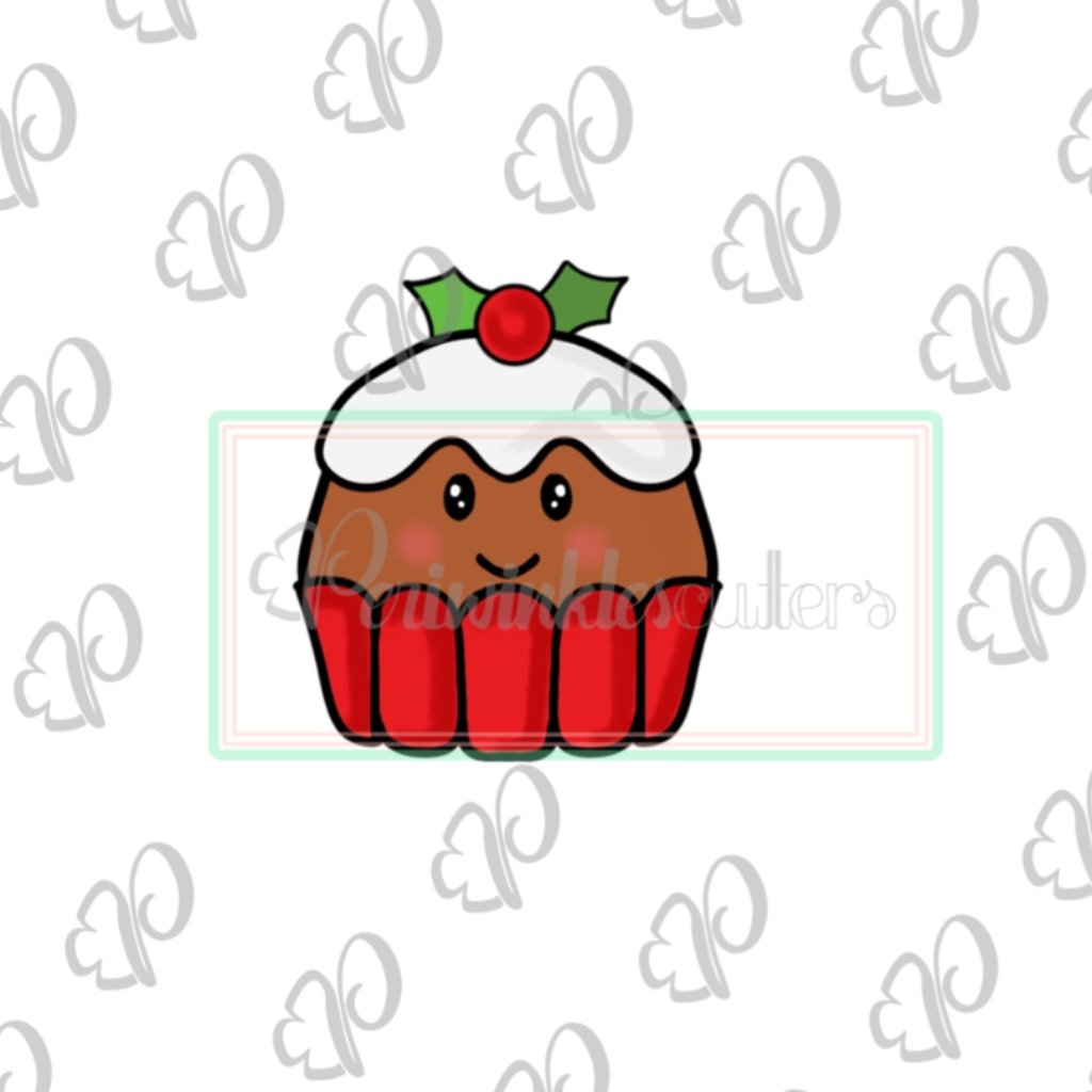 Christmas Fruit Cake Cookie Cutter - Periwinkles Cutters