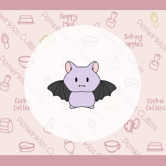 Chubby Bat Cookie Cutter - Periwinkles Cutters
