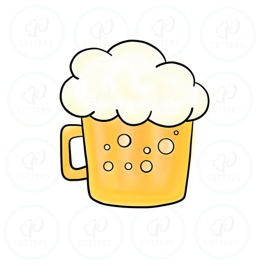 Chubby Beer Mug Cookie Cutter - Periwinkles Cutters