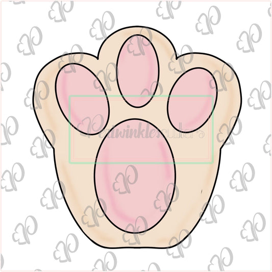 Chubby Bunny Paw Cookie Cutter - Periwinkles Cutters