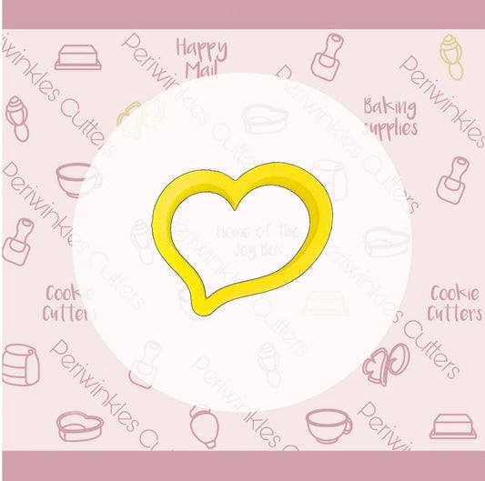 Chubby Heart Cookie Cutter - Periwinkles Cutters