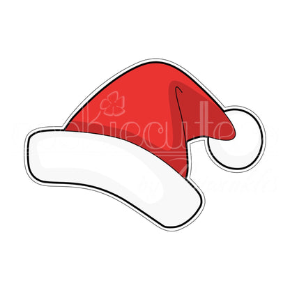 Chubby Santa's Hat Cookie Cutter - Periwinkles Cutters